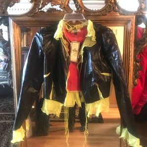 Vintage leather Fendi jacket